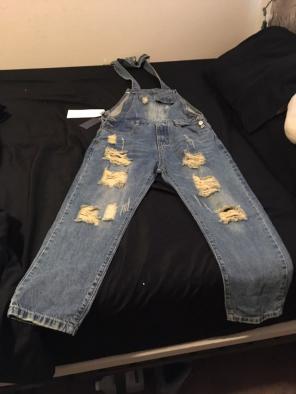 Overalls Size 28 Asian Size Hi Rise