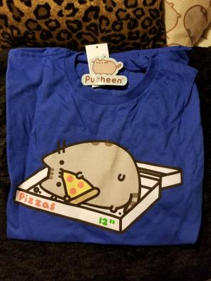 Pusheen Eating Pizza in pizza box NWT L