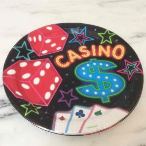 5 Casino PARTY PLATES - Large