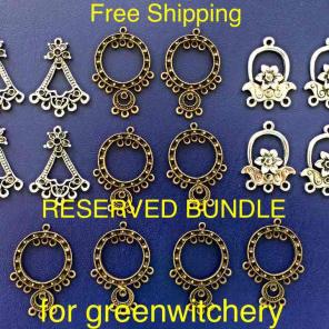 Chandelier Earring Connector Bundle 16pc