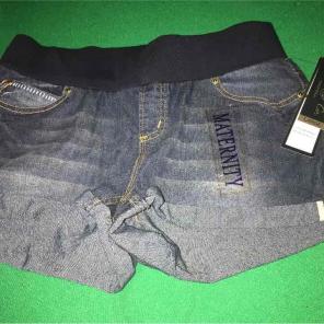 Brand new Maternity denim shorts large
