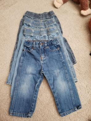 4 pairs of size 18 month jeans