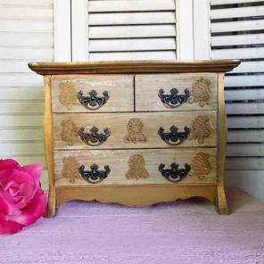 Vintage Italian Mini Dresser Jewlery Box