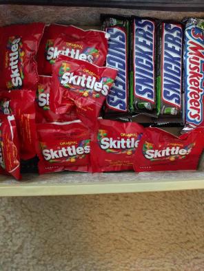 Candy themed lot