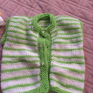 Handmade Baby girl Sweater and Socks
