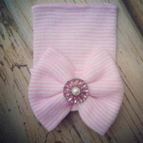 Handmade Baby Girl Newborn Hospital Hat