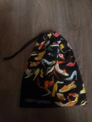 BLOOMINGDALES SHOE DUST BAG.