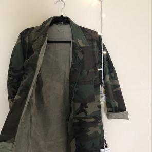 Vintage Grunge Camo Jacket