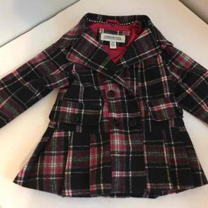 London Fog girls pea coat size small 4