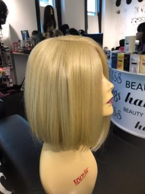 Platinum Blonde Lacefront Bob