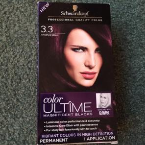 Amethyst/purple Hair Dye