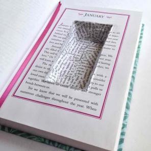 Handmade Book Safe Men are from Mars