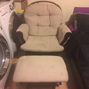 Glider And Ottoman