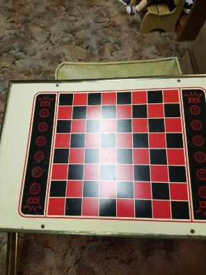 VINTAGE CHINESE CHECKERBOARD GAME