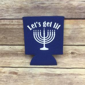 Hanukkah Menorah Funny Coozie