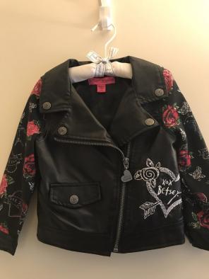 Betsey Johnson Leather Jacket And Shirt