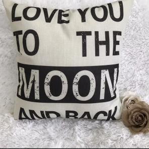 I Love You To The Moon And Back Pillow