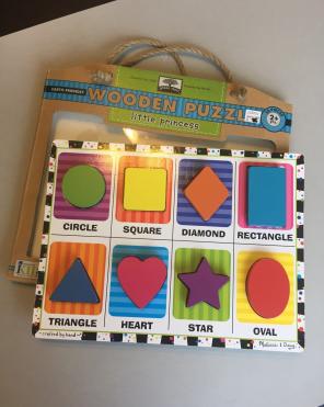 Melissa And Doug Wooden Shapes Puzzle To