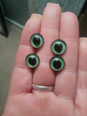 glass eyeballs