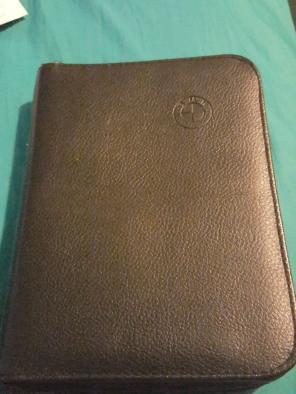 BMW Leather Owners Manual Holder