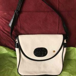 Beige and black Purse