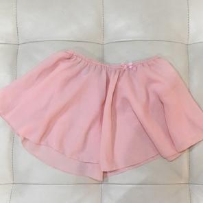 Child S/M Pink Chiffon Skirt