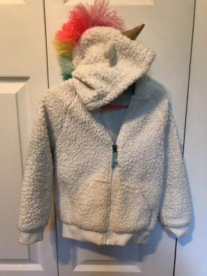 Cat & Jack Unicorn Hoodie Sz XS