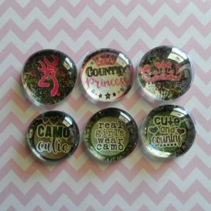 Country Girl Magnets Set