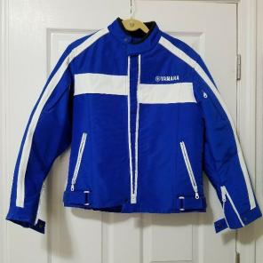 Yamaha medium blue motorcycle jacket