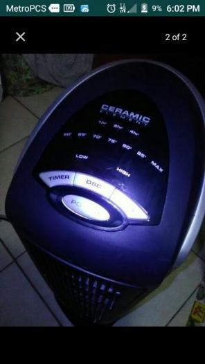 Ceramic Lasko 5 stage heater