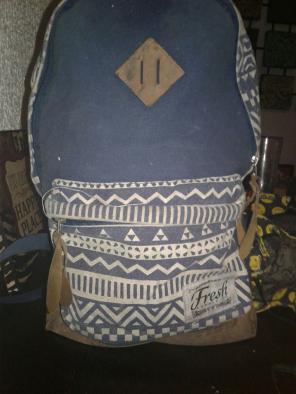 Chevron bookbag