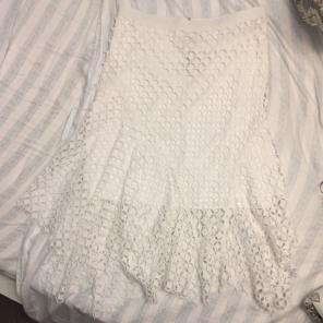 Nwt Summer Elie Tahari Midi Lace Skirt