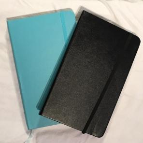 2 Journals Black And Light Blue + WRITE