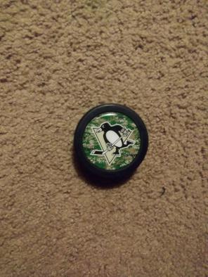 Pittsburgh hockey puck