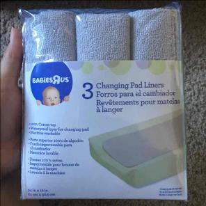 Babies R Us changing pad liners