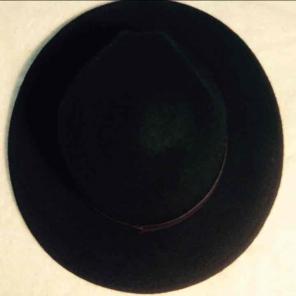 Black Hat with Brown Trim Tarsal