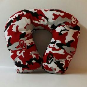 Oklahoma Sooners Camouflage Neck Pillow