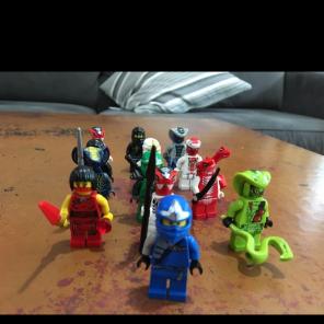 Assortment Of Lego Ninjago Minifigures