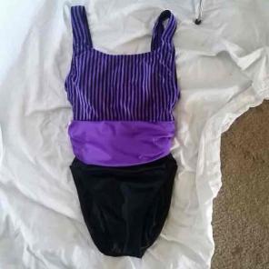 vintage high waisted one piece bathsuit