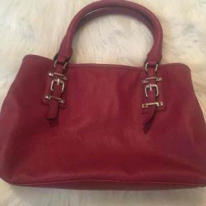 Vera wang authentic red leather purse