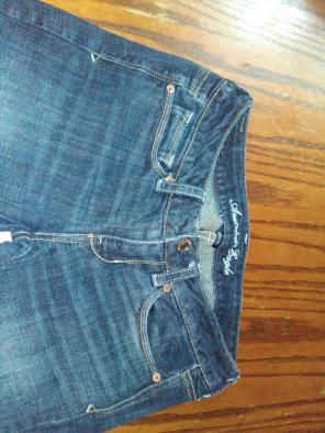 American Eagle flare leg jeans, size 4