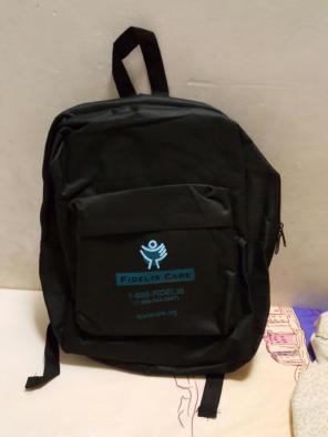 Black backpack