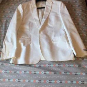 Express All White Suit.
