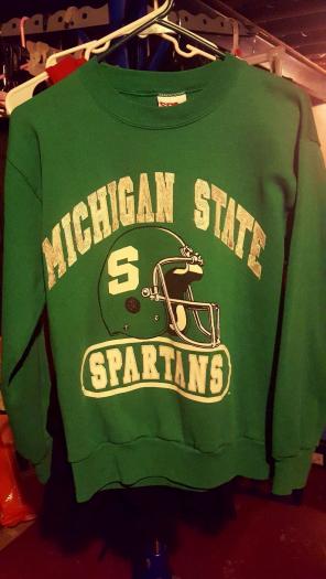 Vintage MSU football sweatshirt