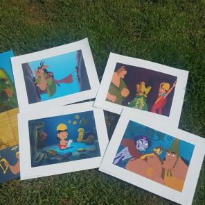 Disney authentic lithograph 's m