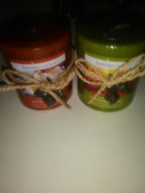 Autumn candles
