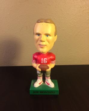 Vintage SF 49ers Joe Montana Bobblehead