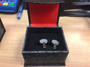 Marvel Comics Cufflinks Thors Hammer
