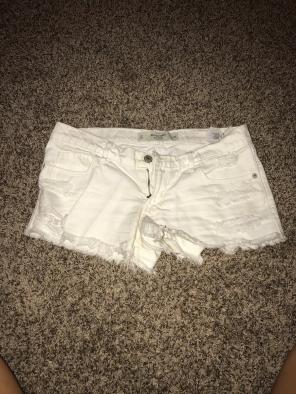 White Abercrombie And Fitch Shorts