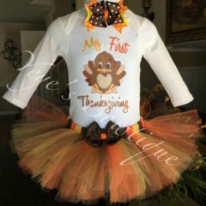 My First Thanksgiving Tutu Outfit
